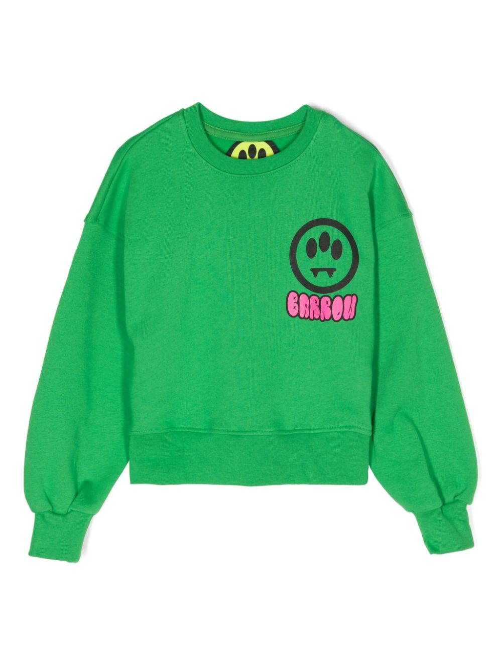 Barrow kids logo-print cotton sweatshirt - Green von Barrow kids