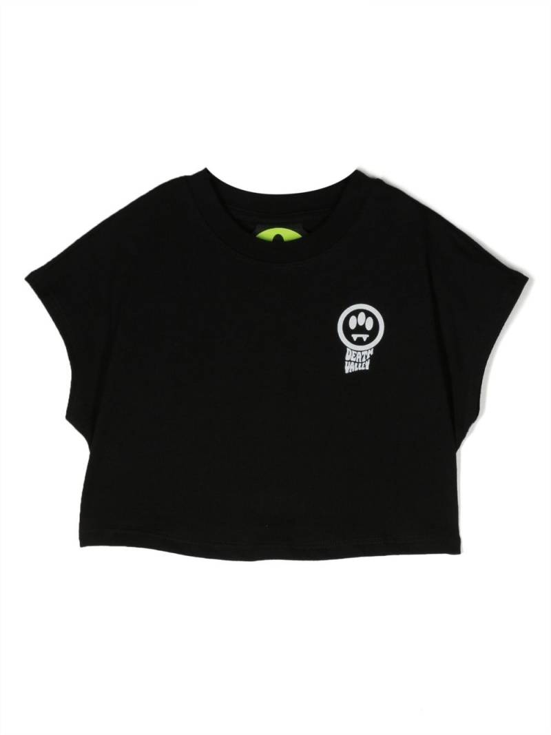 Barrow kids logo-print detail T-shirt - Black von Barrow kids