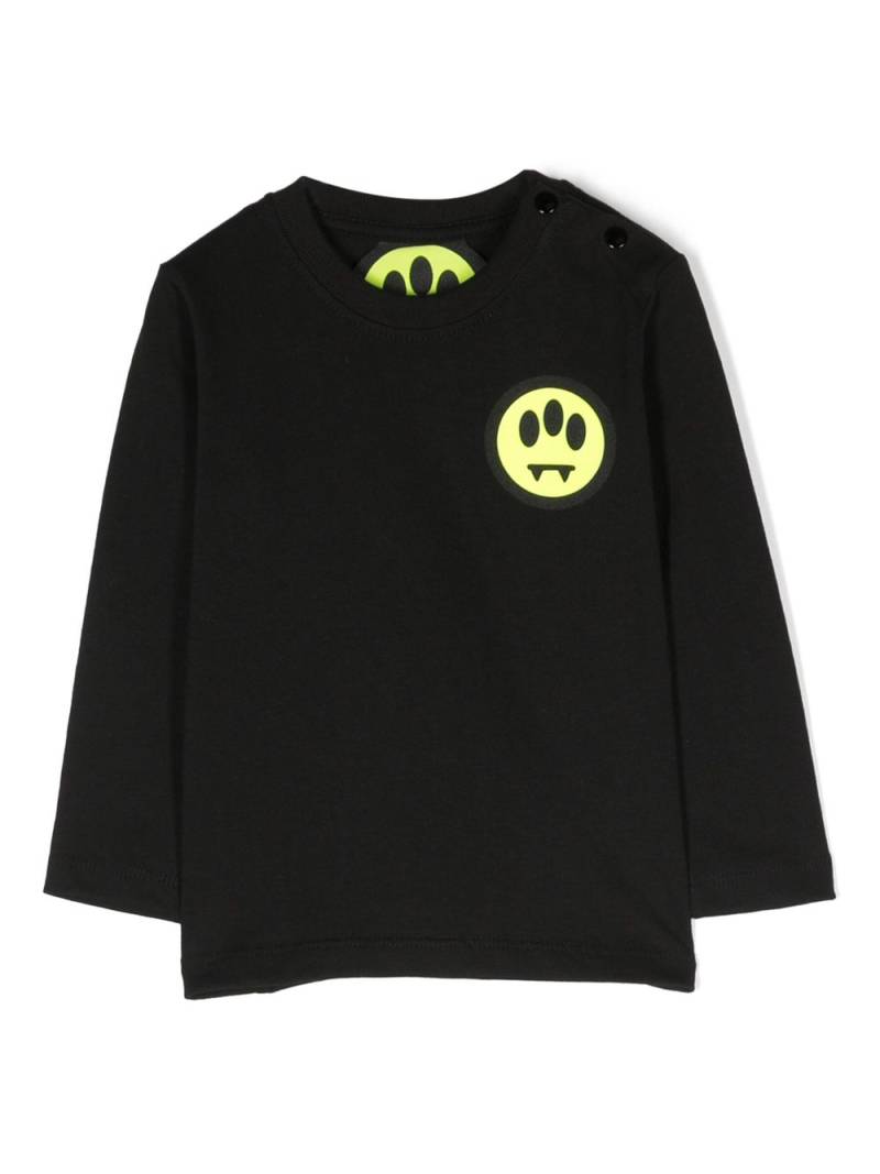 Barrow kids logo-print long-sleeve T-shirt - Black von Barrow kids