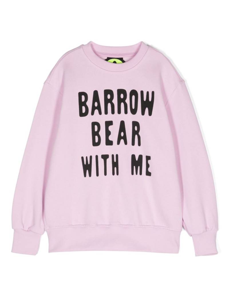 Barrow kids logo-print sweatshirt - Pink von Barrow kids