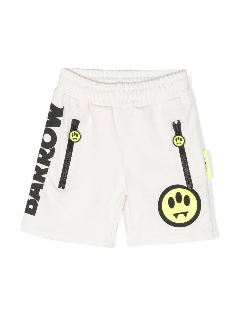 Barrow kids logo-print track shorts - White von Barrow kids