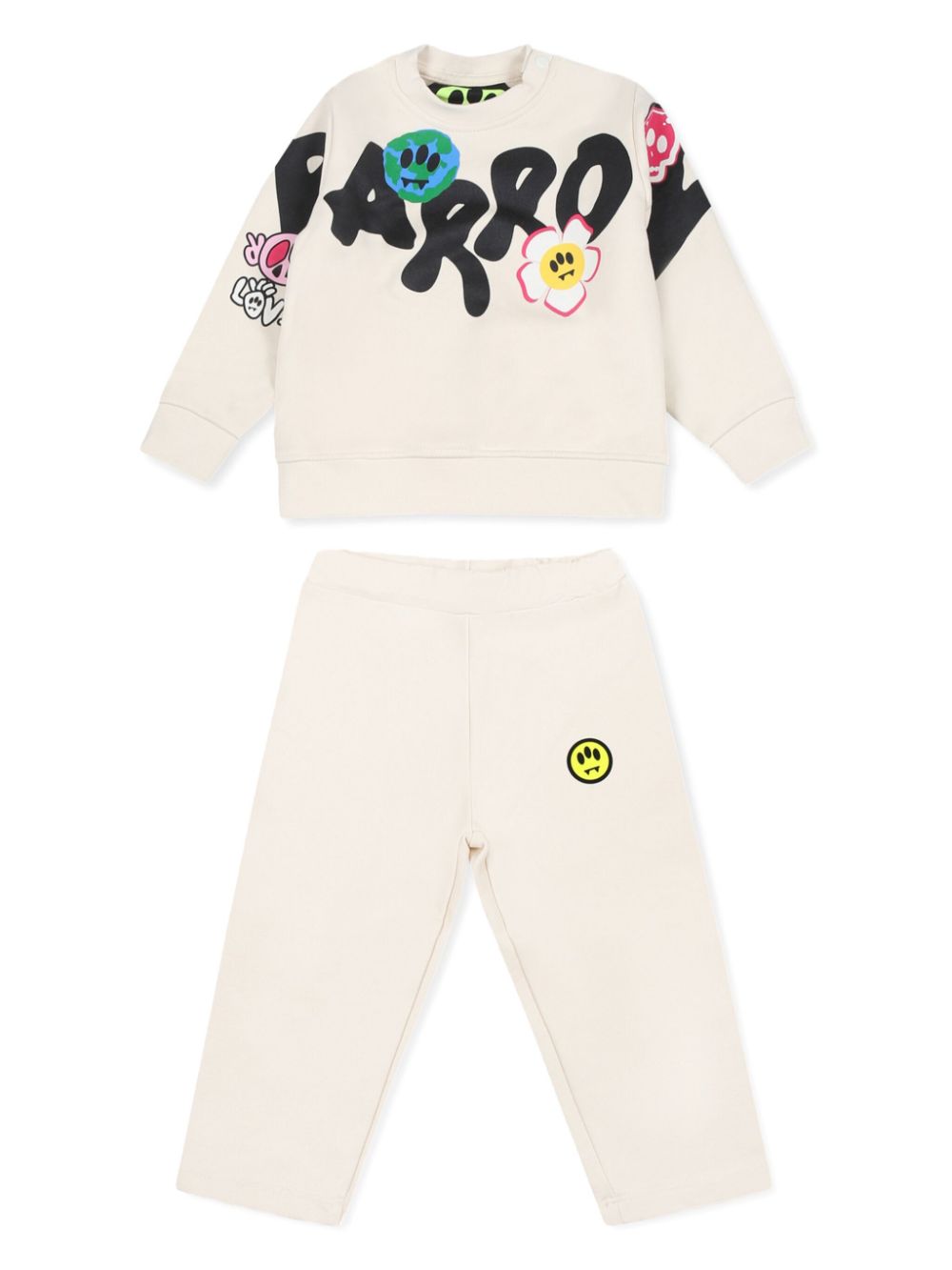 Barrow kids logo-print track suit - Neutrals von Barrow kids