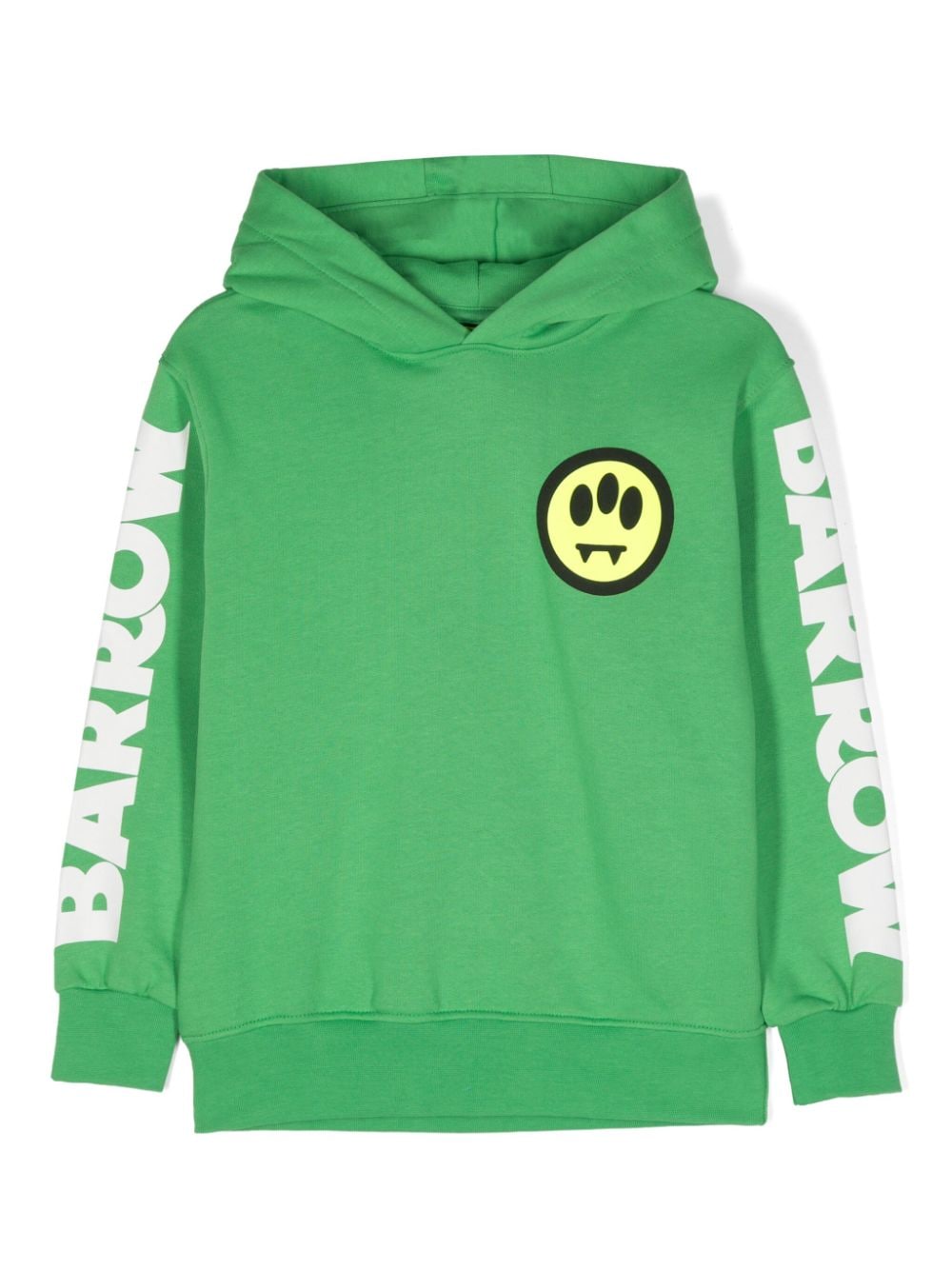 Barrow kids logo-tape cotton hoodie - Green von Barrow kids