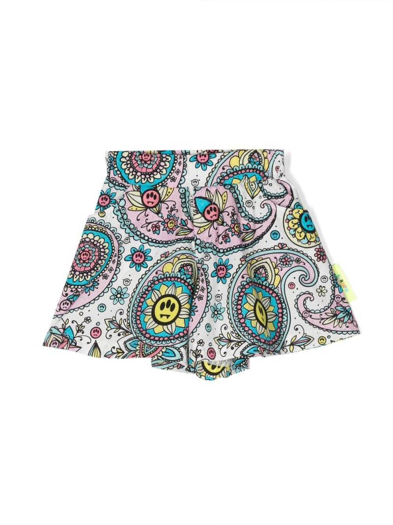 Barrow kids paisley-print elasticated shorts - White von Barrow kids