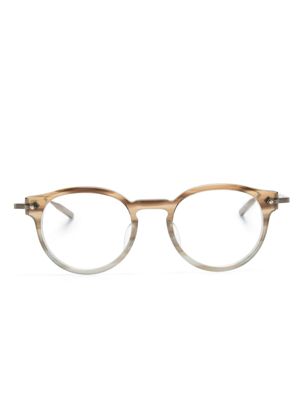 Barton Perreira Eugene round-frame glasses - Brown von Barton Perreira