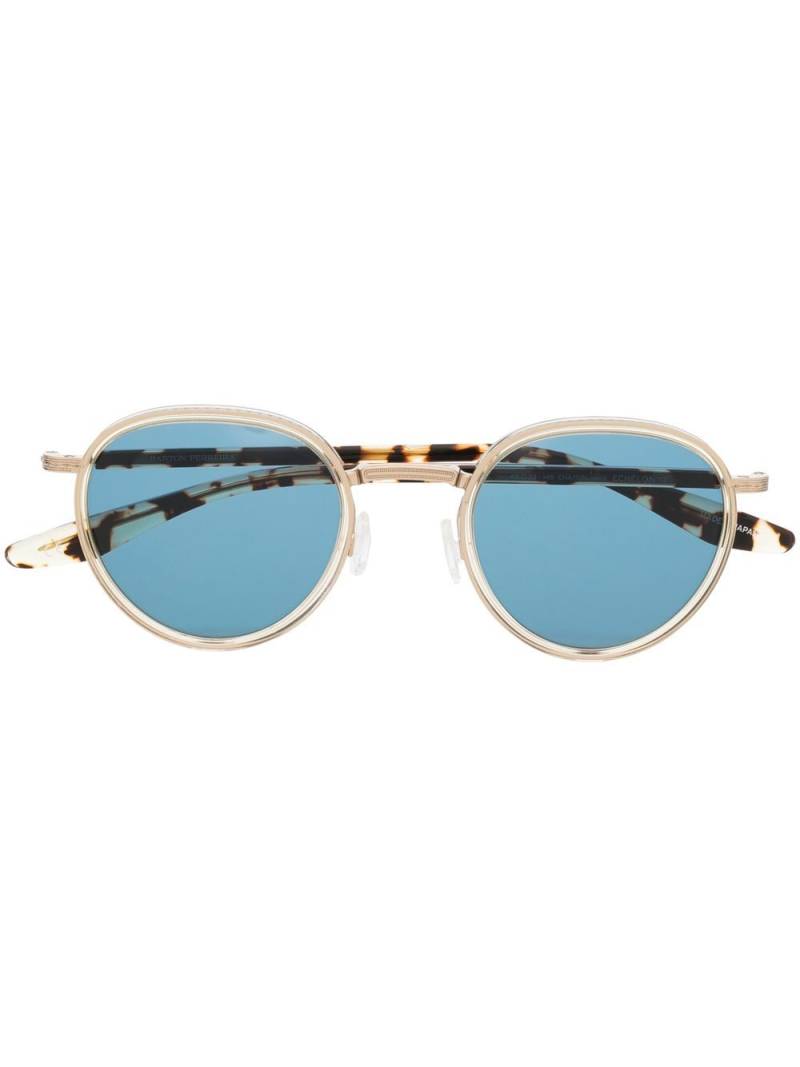 Barton Perreira tortoiseshell-effect round-frame sunglasses - Gold von Barton Perreira