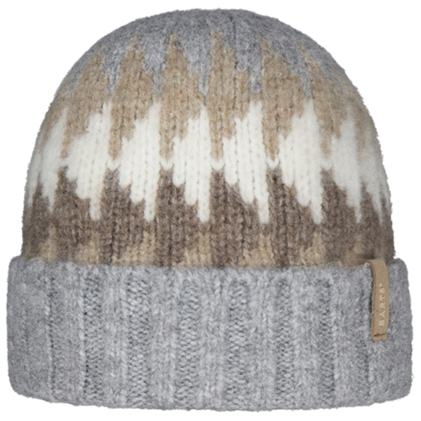 Barts - Juano Beanie - Mütze Gr One Size grau;grau/beige von Barts