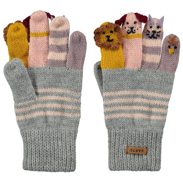 Barts - Kid's Puppet Gloves - Handschuhe Gr 4 grau von Barts