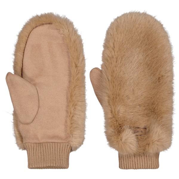 Barts - Women's Fur Mitts - Handschuhe Gr One Size beige von Barts