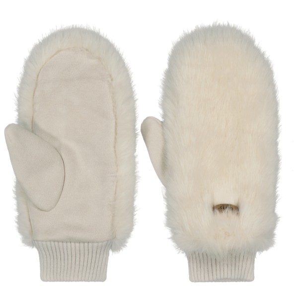 Barts - Women's Fur Mitts - Handschuhe Gr One Size beige von Barts