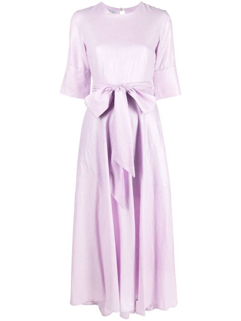 Baruni Danica flared maxi dress - Purple von Baruni