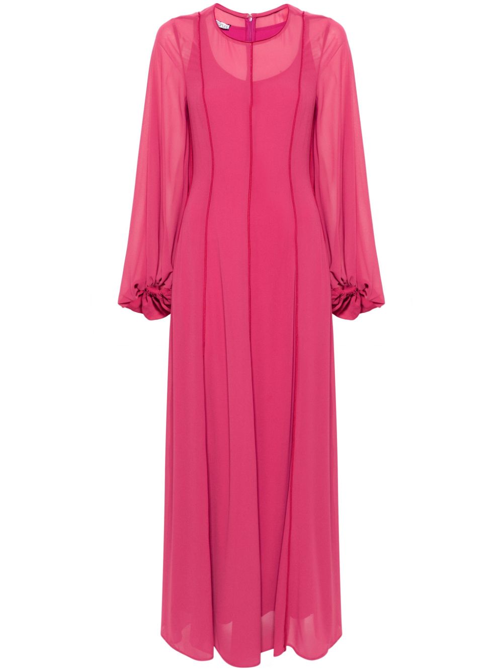 Baruni Datura crepe maxi dress - Pink von Baruni