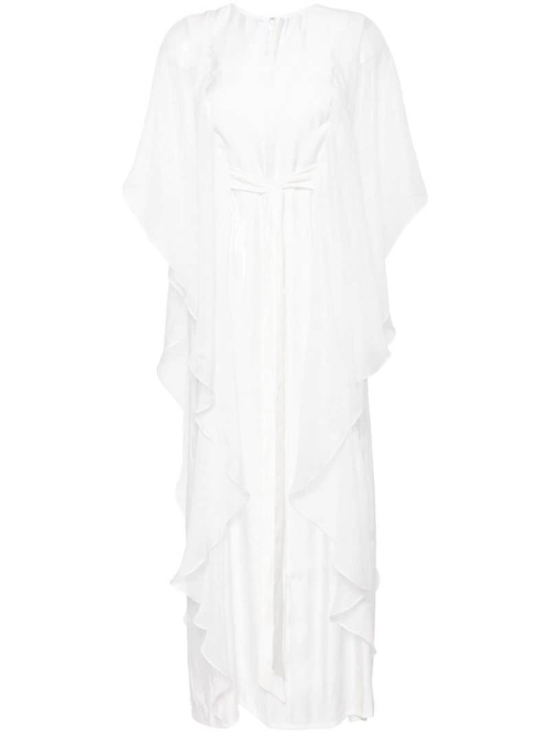 Baruni Nayeli draped kaftan dress - White von Baruni