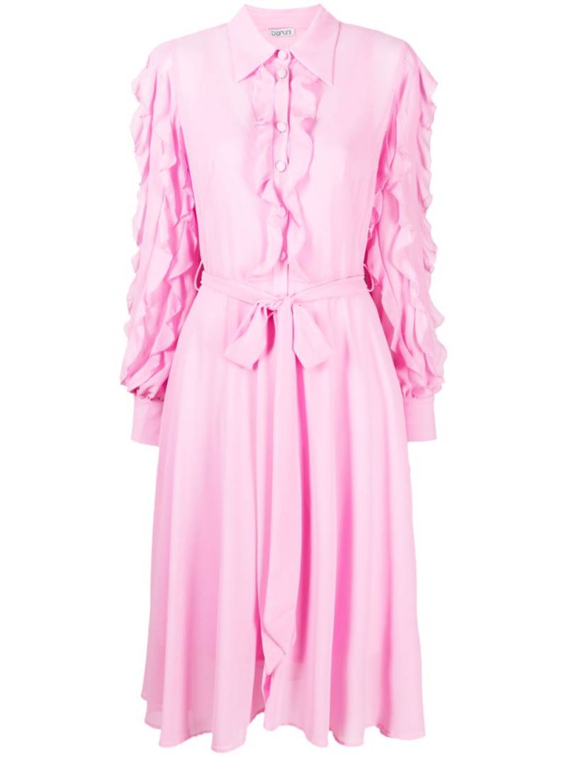 Baruni Theresa midi shirt dress - Pink von Baruni