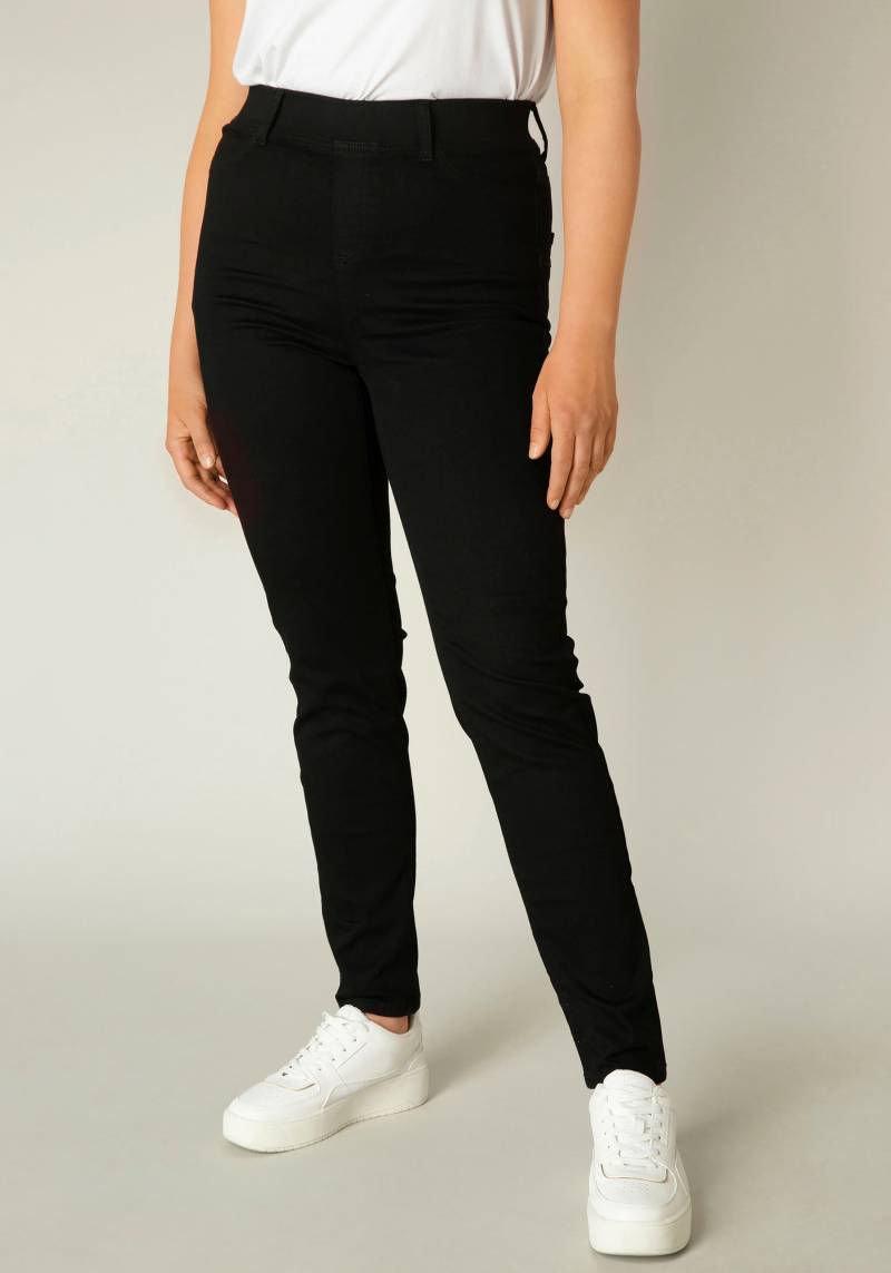 Base Level Curvy Jeansjeggings »TESSA«, mit angedeuteten Eingrifftaschen und Stretchanteil von Base Level Curvy