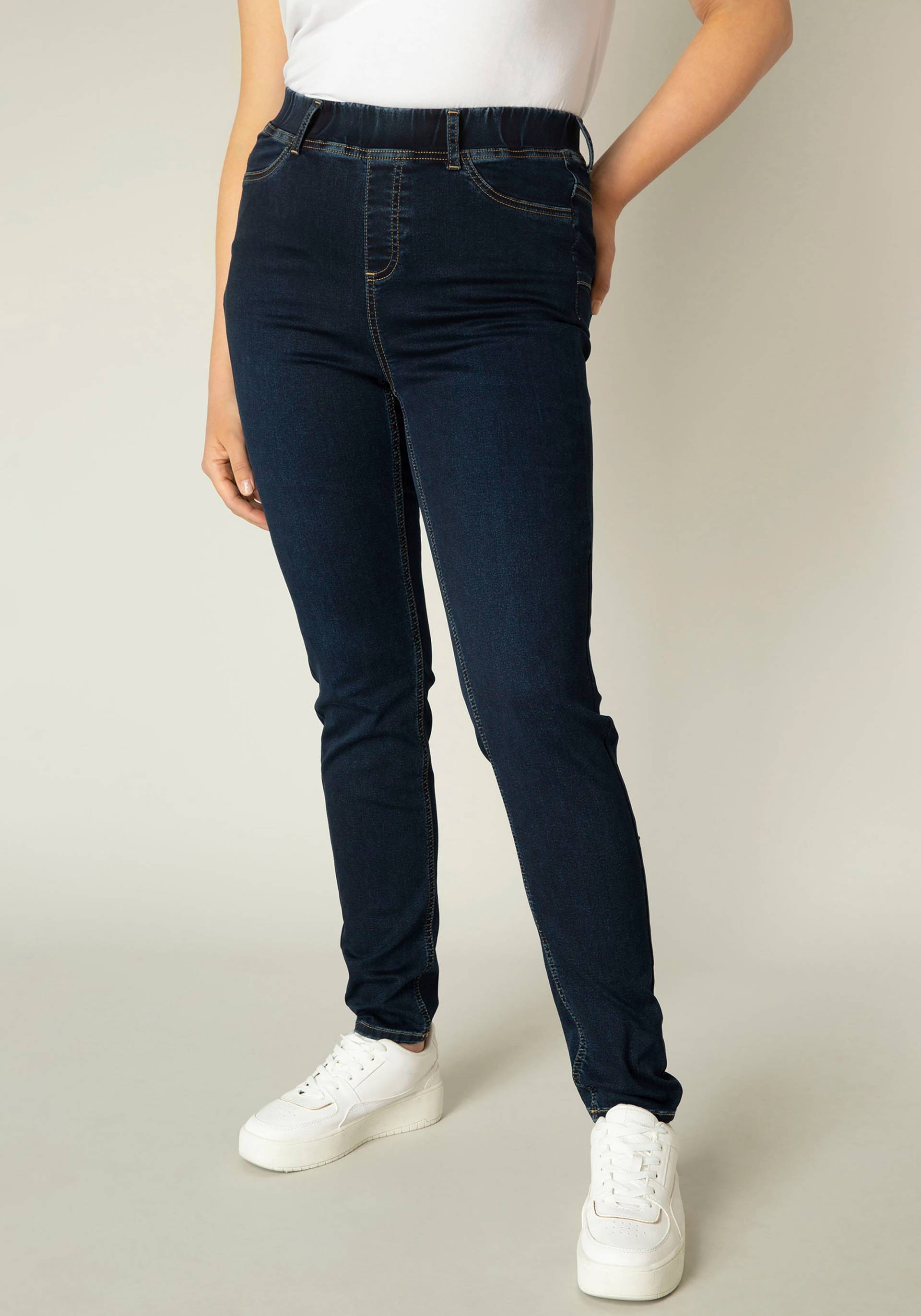 Base Level Curvy Jeansjeggings »TESSA«, mit angedeuteten Eingrifftaschen und Stretchanteil von Base Level Curvy