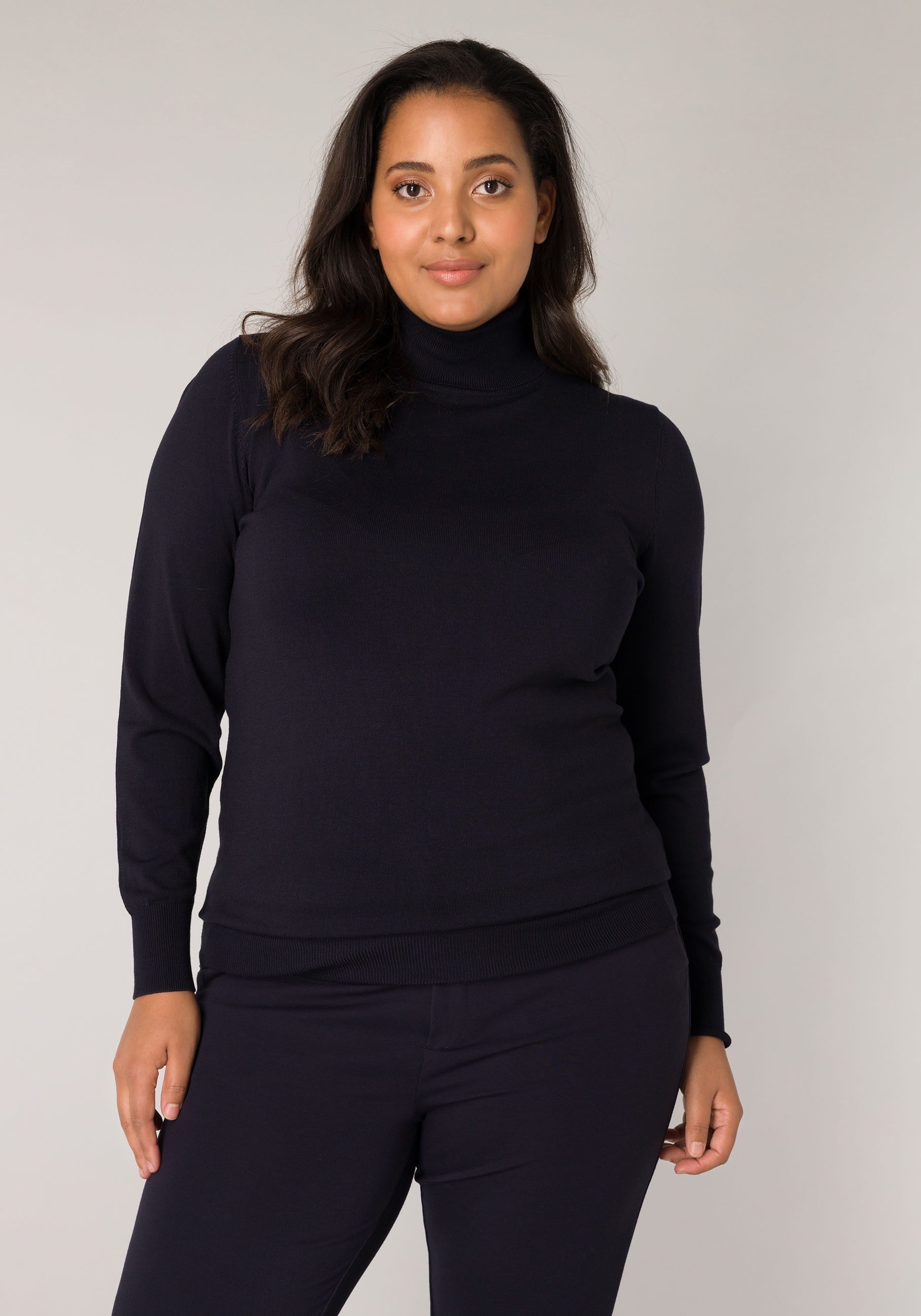 Base Level Curvy Rollkragenpullover »BAS-YUENA« von Base Level Curvy