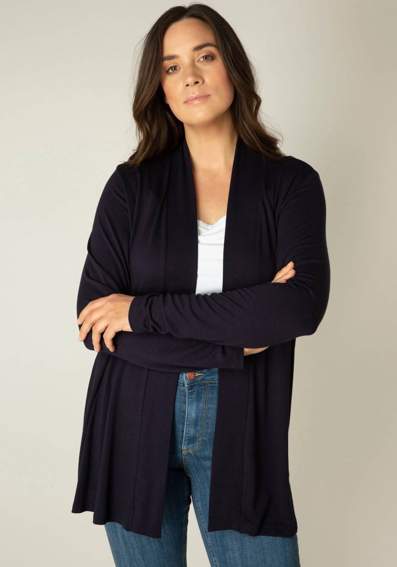 Base Level Curvy Strickjacke, im verschlusslosen Design von Base Level Curvy