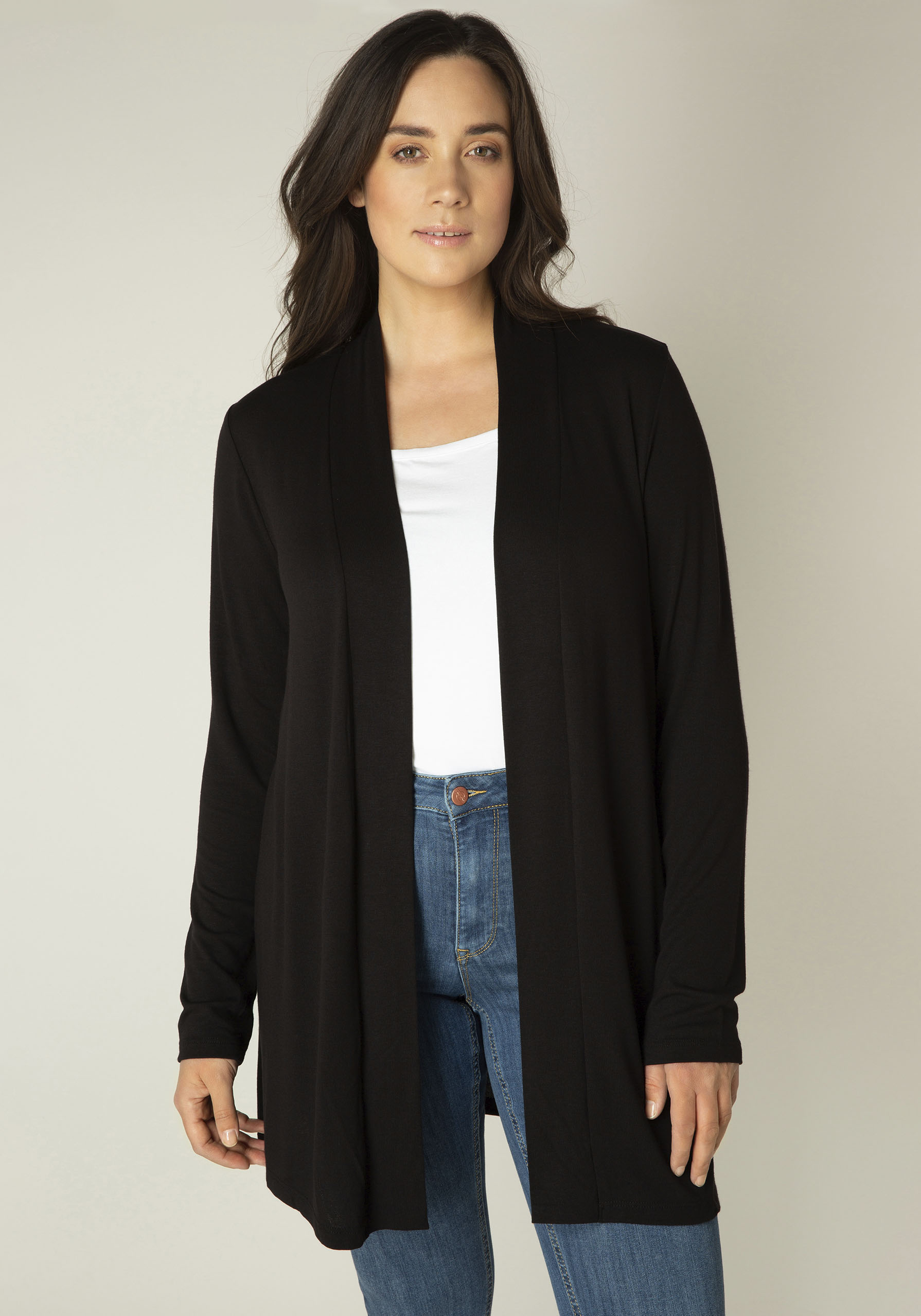 Base Level Curvy Strickjacke »Ayla«, im verschlusslosen Design von Base Level Curvy