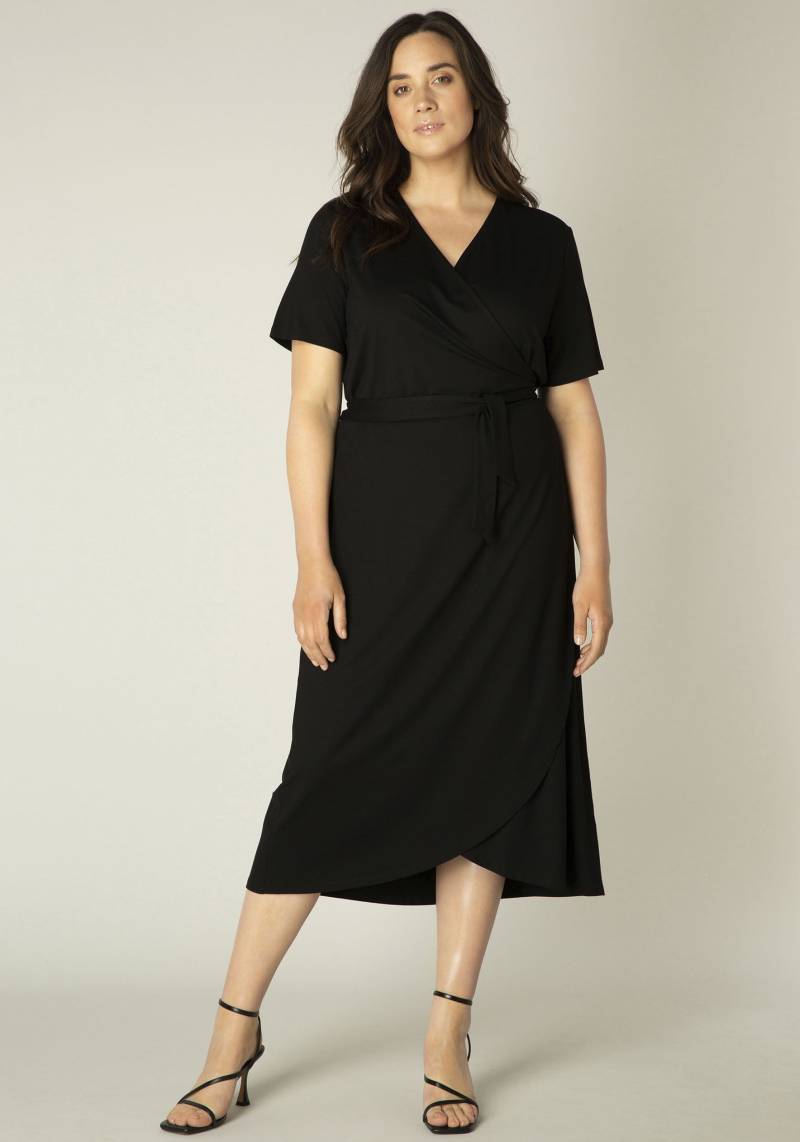 Base Level Curvy Wickelkleid »Abbie«, Weich fliessende Viskose-Mischqualität von Base Level Curvy