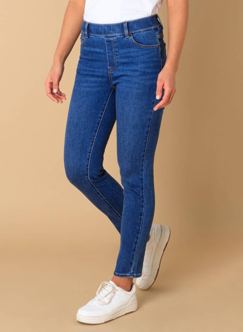 Base Level Jeggings »Anabel«, in blauer Waschung von Base Level