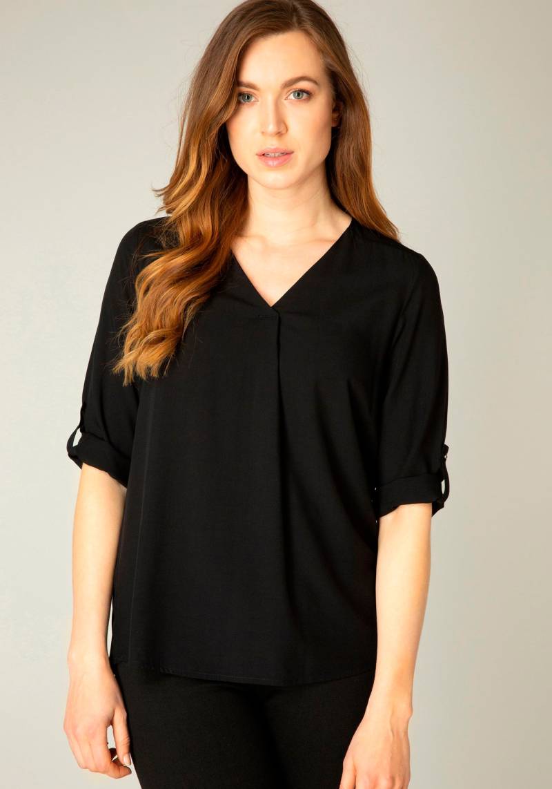 Base Level Shirtbluse, mit V-Ausschnitt von Base Level