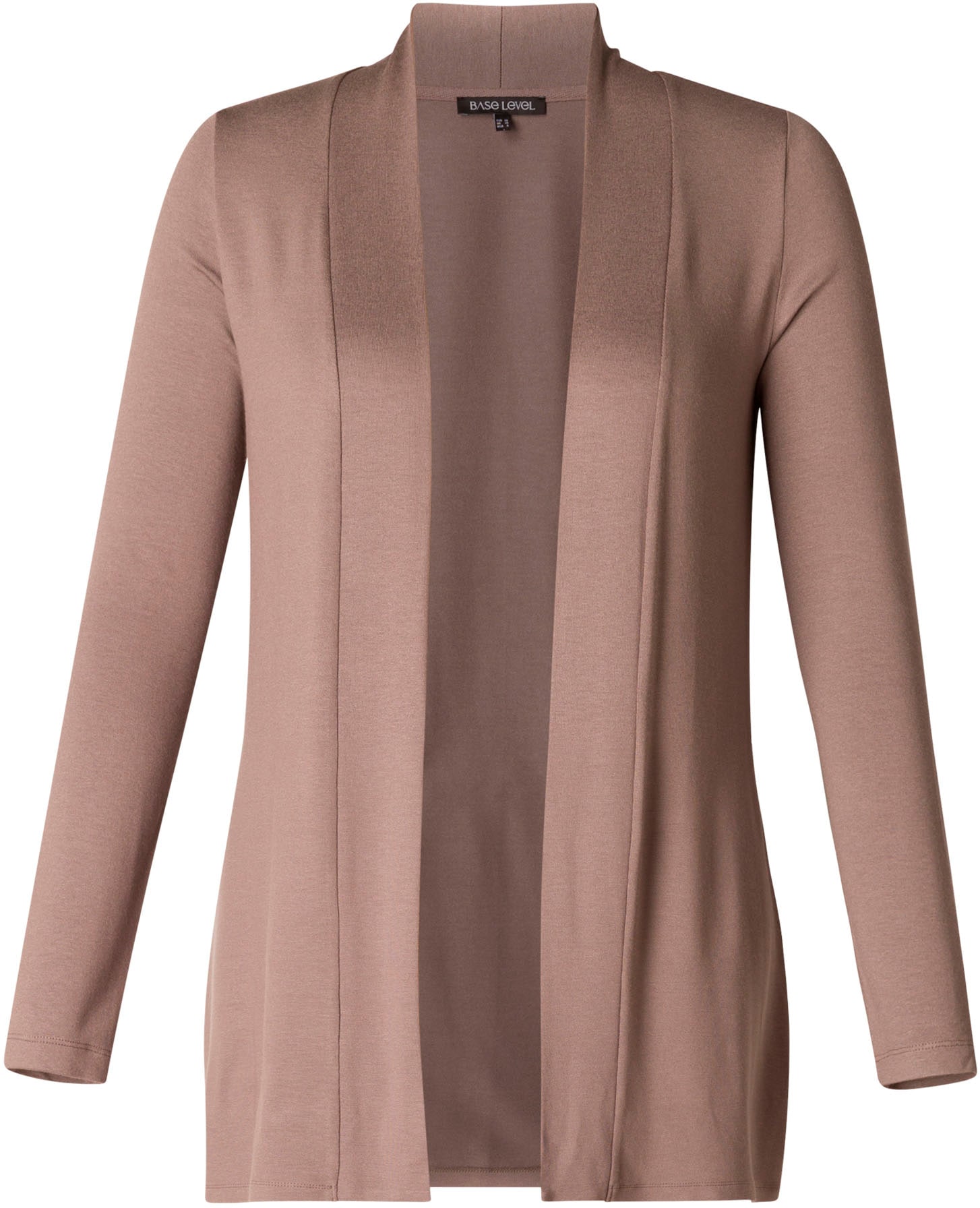 Base Level Strickjacke »BAS-YALA CARDIGAN KURZ«, In elastischem Feinstrick von Base Level