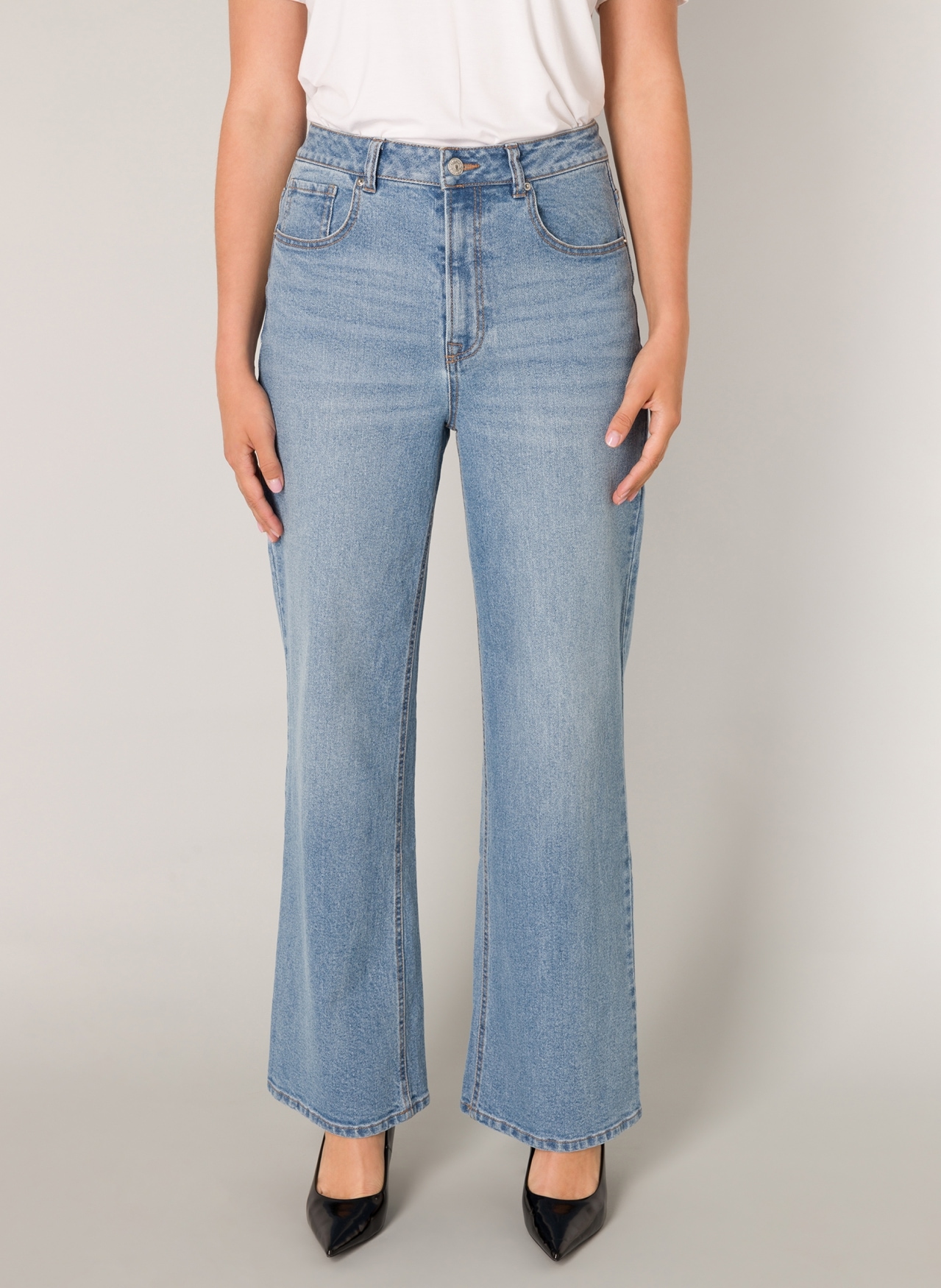 Base Level Weite Jeans »Amy«, mit Waschung von Base Level