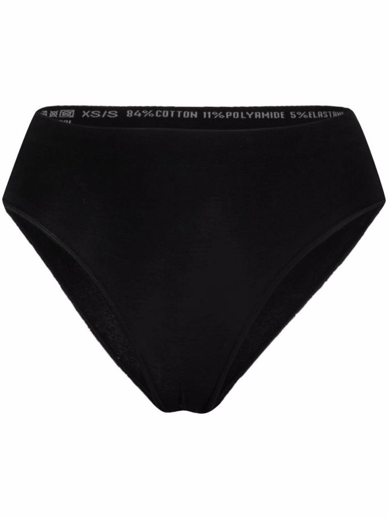 Baserange Bell low-rise briefs - Black von Baserange