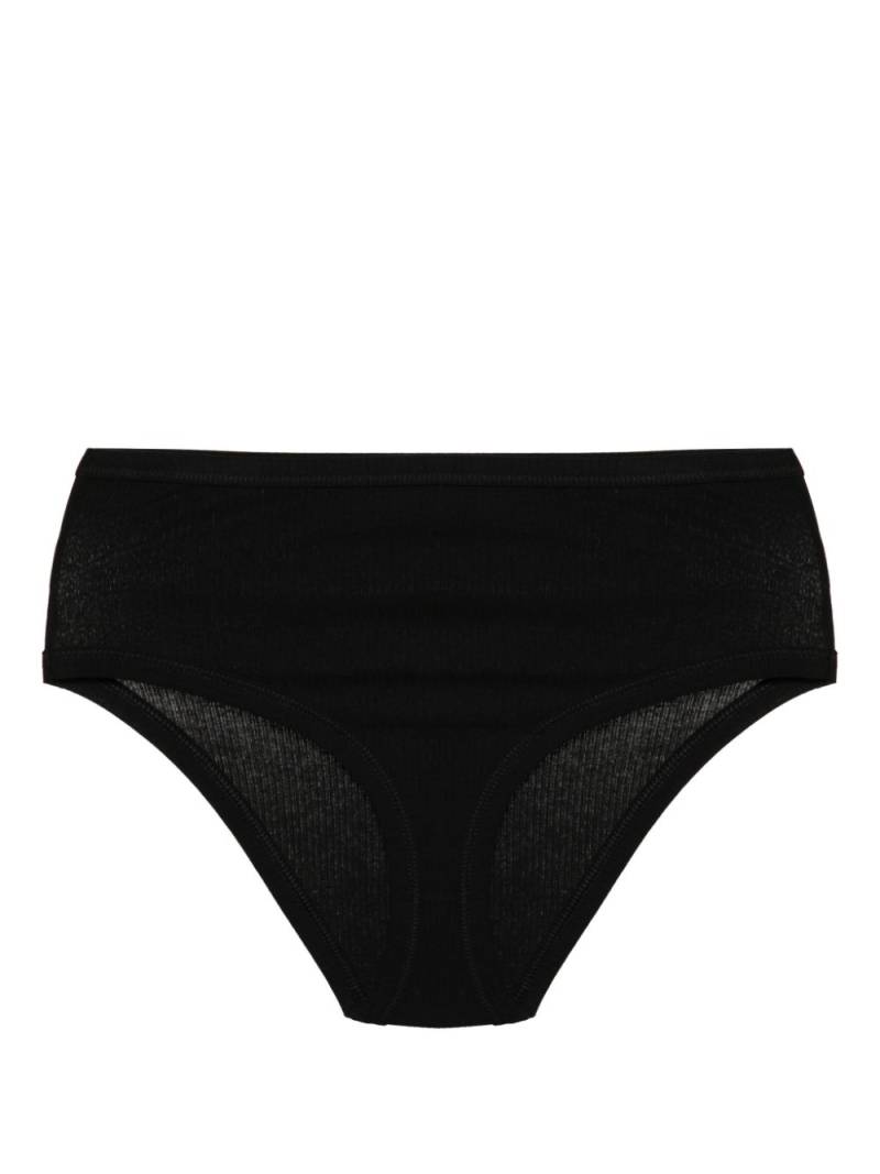 Baserange Heart Bell high-waisted briefs - Black von Baserange