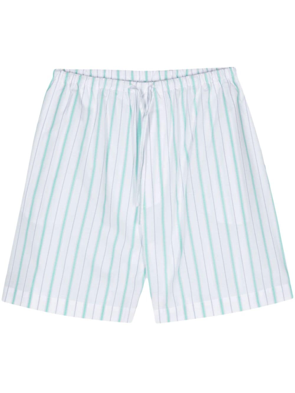 Baserange Kolla striped shorts - White von Baserange