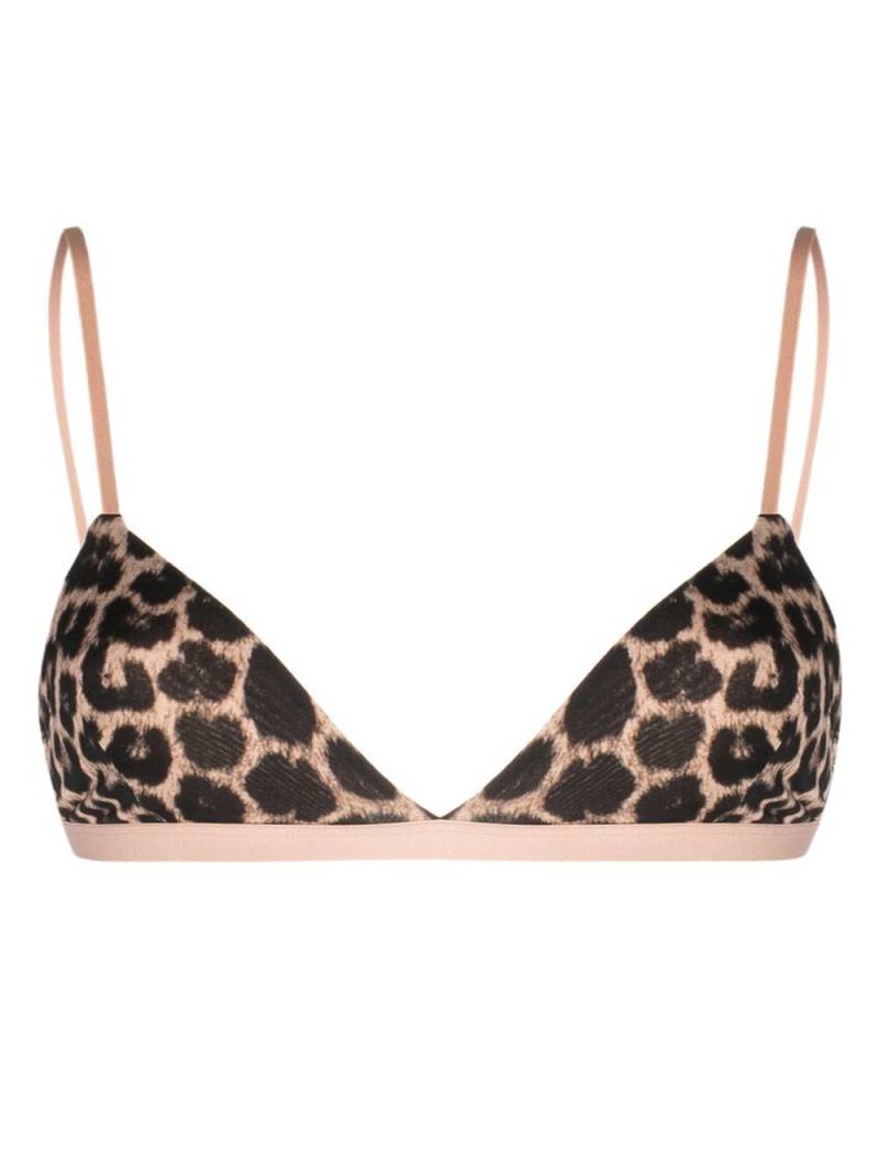 Baserange Mississipi leopard-print bra - Neutrals von Baserange