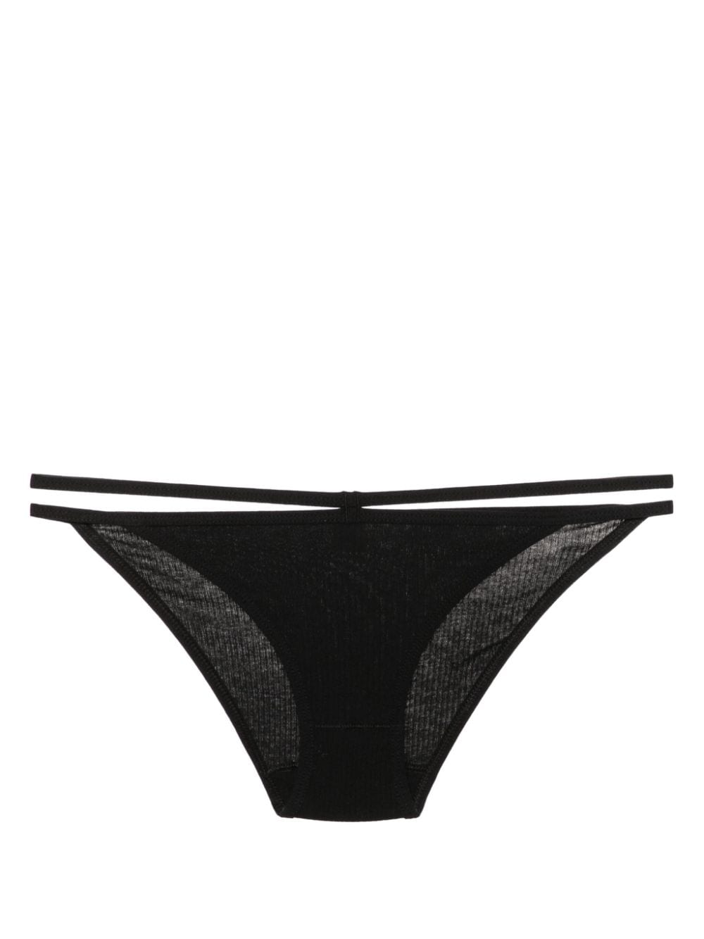 Baserange Nida organic cotton briefs - Black von Baserange