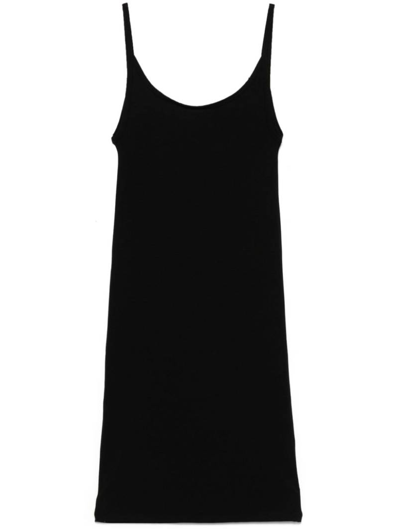 Baserange jersey mini dress - Black von Baserange