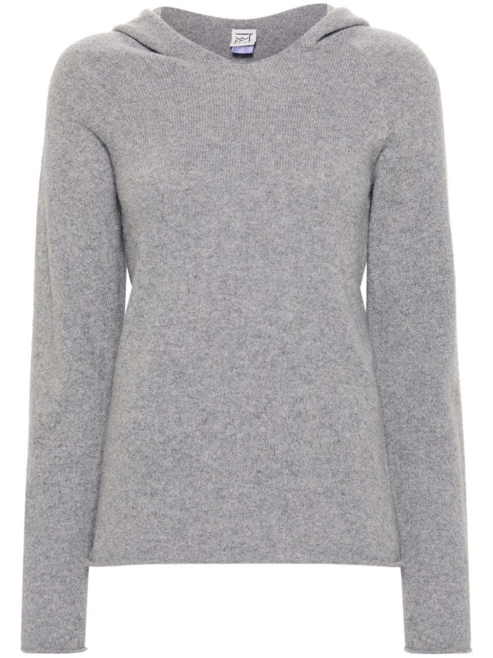 Baserange long-sleeve cashmere hoodie - Grey von Baserange