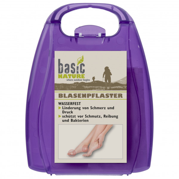 Basic Nature - Blasenpflaster - Erste Hilfe Set Gr 5 x groß, 5 x schmal lila von Basic Nature