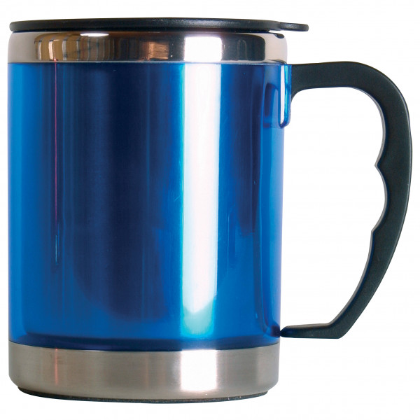 Basic Nature - Edelstahl Thermobecher Mug - Becher Gr 0,42 l blau von Basic Nature