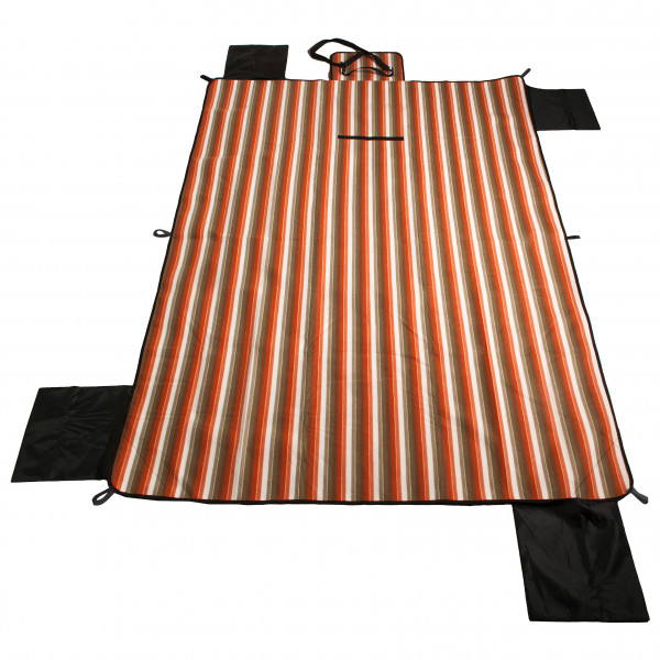 Basic Nature - Picknickdecke Outdoor - Picknickdecke Gr 200 x 150 cm rot/weiß von Basic Nature