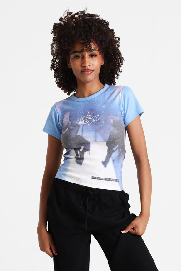 Basic Pleasure Mode T-Shirt | Blue | Damen  | L von Basic Pleasure Mode