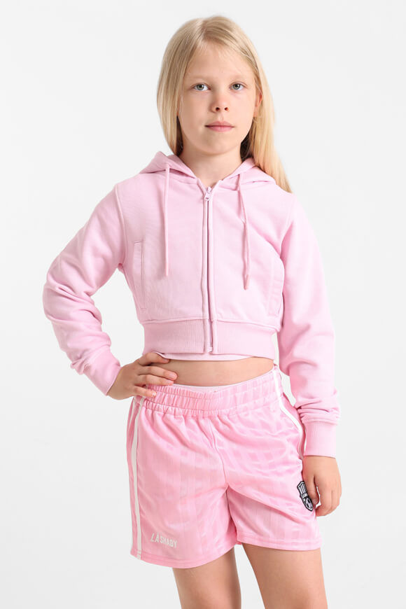 Basigal Girls Crop Kapuzensweatjacke | Rosa | Mädchen  | 10 von Basigal Girls