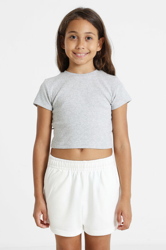 Basigal Girls Crop T-Shirt | Grau meliert | Mädchen  | 12 von Basigal Girls