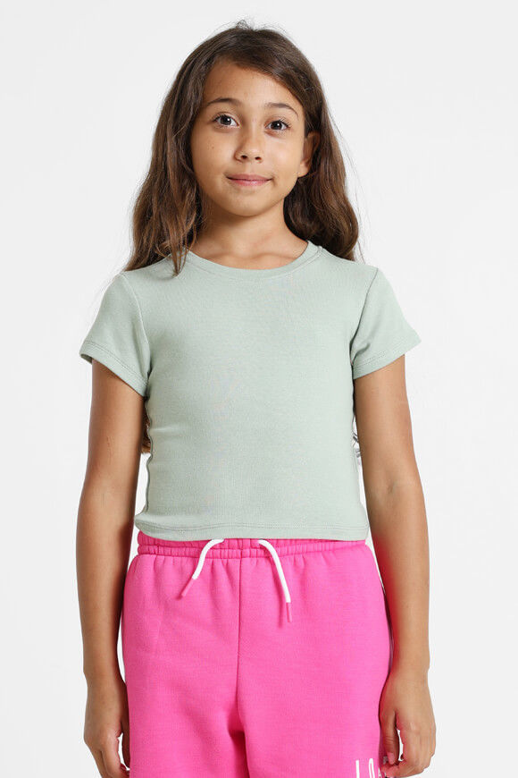 Basigal Girls Crop T-Shirt | Sage | Mädchen  | 10 von Basigal Girls