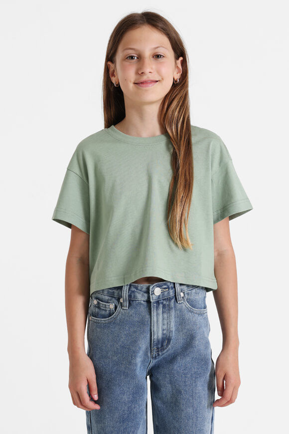 Basigal Girls Crop T-Shirt | Sage | Mädchen  | 12 von Basigal Girls