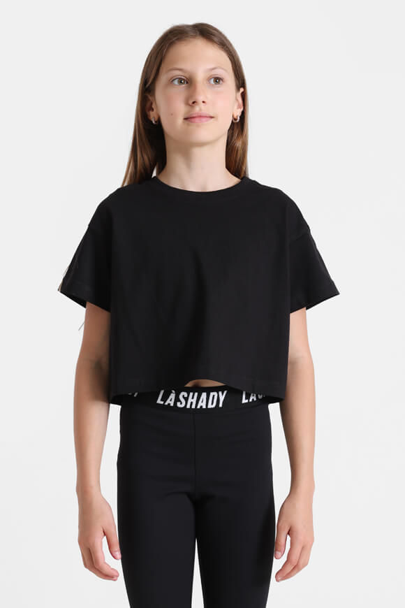 Basigal Girls Crop T-Shirt | Schwarz | Mädchen  | 14 von Basigal Girls