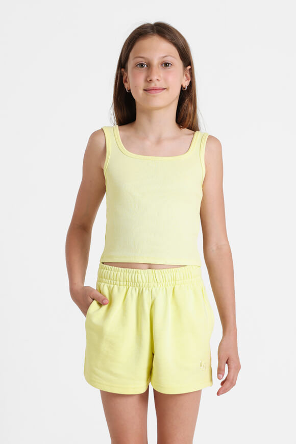 Basigal Girls Geripptes Crop Tanktop | Gelb | Mädchen  | 12 von Basigal Girls