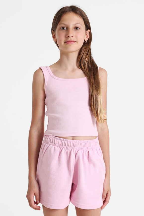 Basigal Girls Geripptes Crop Tanktop | Pink | Mädchen  | 10 von Basigal Girls