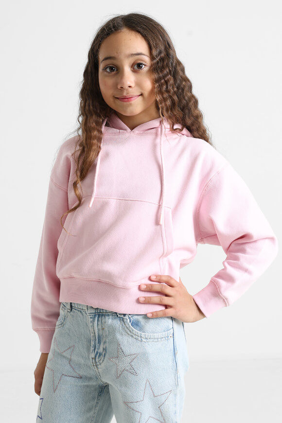 Basigal Girls Kapuzensweatshirt | Hellrosa | Mädchen  | 10 von Basigal Girls