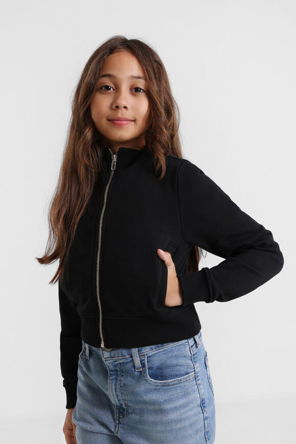 Basigal Girls Sweatjacke | Schwarz | Mädchen  | 14 von Basigal Girls