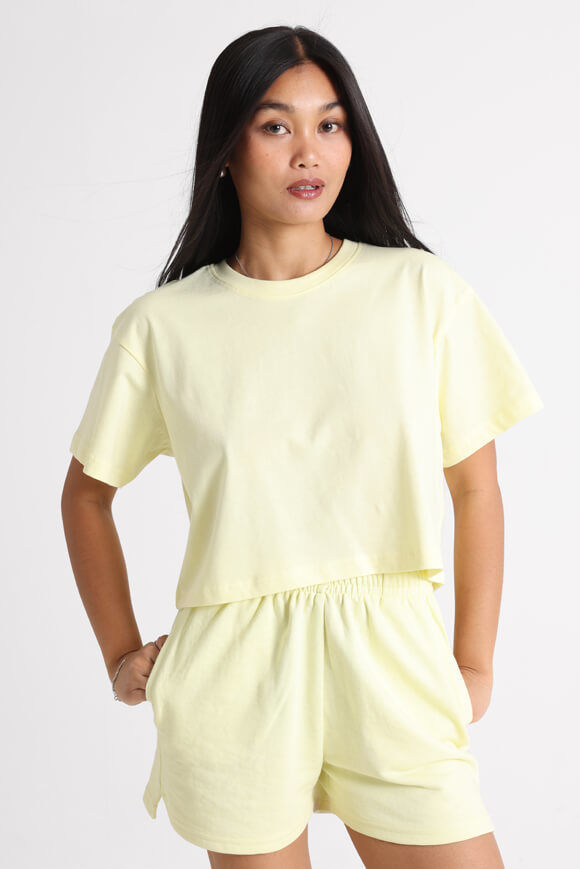 Basigal Crop T-Shirt | Gelb | Damen  | M von Basigal