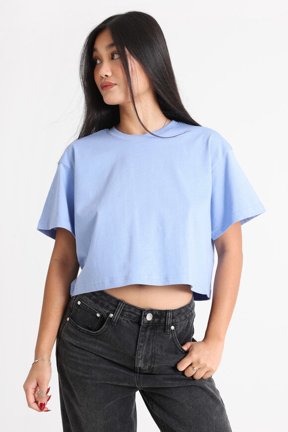 Basigal Crop T-Shirt | Hellblau | Damen  | L von Basigal
